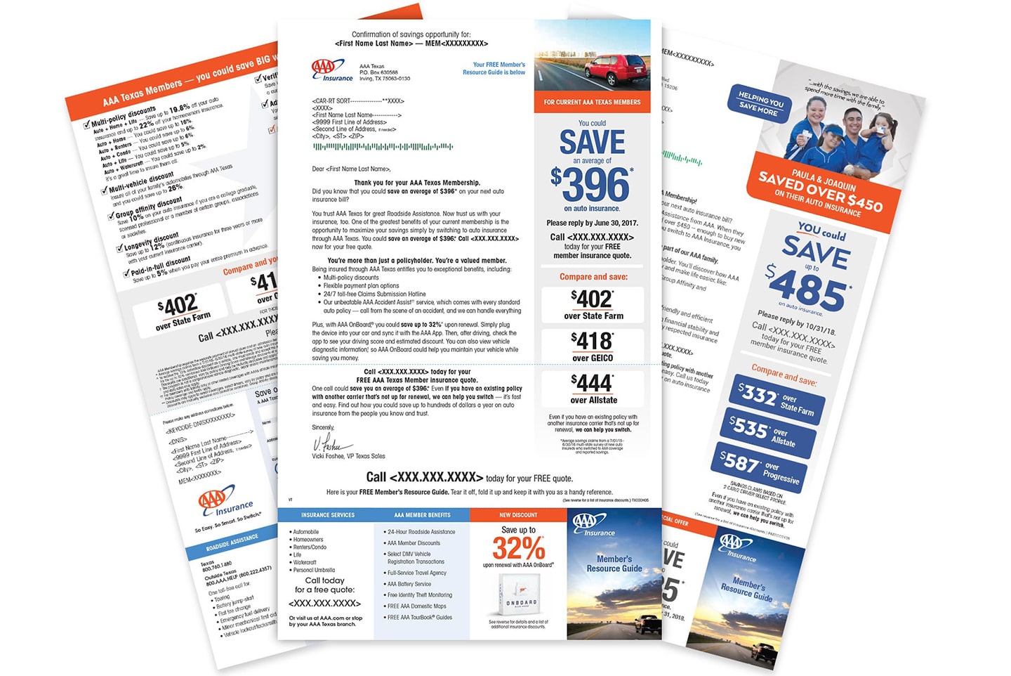 AAA Direct Mail Piece 1